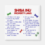 Lois 2 de propriété de SHIBA INU Aimants