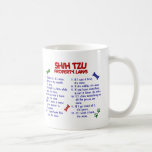 Lois 2 de propriété de SHIH TZU Tasse