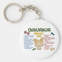 Lois 4 de propriété de chiwawa porte-clé