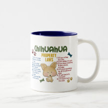 Lois 4 de propriété de chiwawa tasse à café