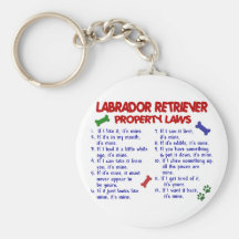 Lois de propriété de LABRADOR RETRIEVER Porte-clés