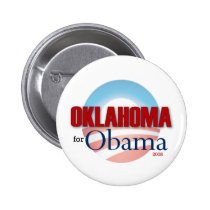 L'OKLAHOMA pour Obama badges publicitaires