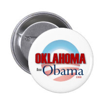 L'OKLAHOMA pour Obama Badge