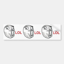 LOL AUTOCOLLANT POUR VOITURE