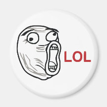 LOL MAGNETS POUR RÉFRIGÉRATEUR