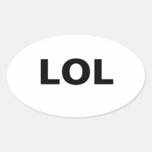 LOL STICKER OVALE