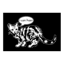 lolcat - je peux a ? posters