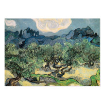 L'olivier Vincent van Gogh Modèles De Cartes De Visite