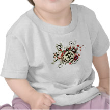 L'OM floral bouddhiste T-shirt