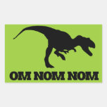 L'OM Nom Nom Autocollants Rectangulaires