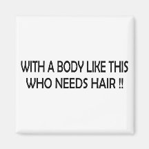 L'OMS A BESOIN DE CHEVEUX ! ! MAGNETS POUR RÉFRIGÉRATEUR