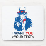 L'ONCLE SAM DE PERSONNALISER VOUS VEULENT, <YOUR T TAPIS DE SOURIS