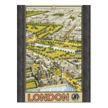 Londres Gwr, cru Carte Postale
