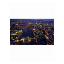 Londres la nuit (par St.K) Carte Postale