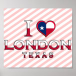 Londres, le Texas Posters
