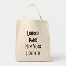 Londres Paris New York Hoboken Sac