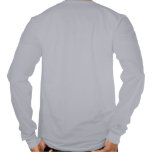 Long ajustement de douille de calligraphie chinois t-shirt