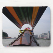 Long bateau de Bangkok Tapis De Souris