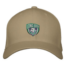 Long chapeau de baie casquette de baseball brodée