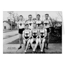 Longhorns 1933 d'université d'Irving Cartes De Vœux