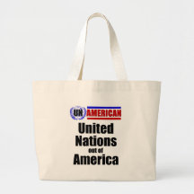 L'ONU hors de l'Amérique Sacs De Toile