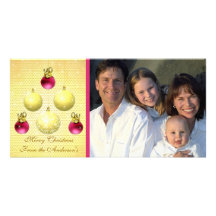 L'or et la prune ornemente ma ?ère photo de bébé d cartes avec photo