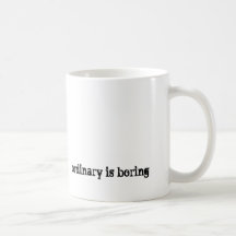 l'ordinaire ennuyeux tasses