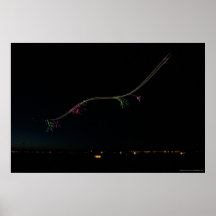 L'Orégon Firedancer aérien Posters