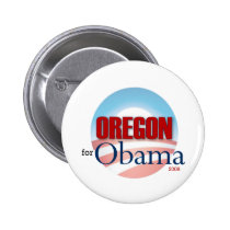 L'ORÉGON pour Obama badges publicitaires