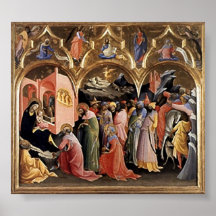 Lorenzo Monaco - adoration des Magi Affiche