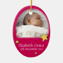 L'ornement rouge de Noël d'ange de bébé possèdent 
