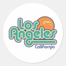 Los Angeles Adhésifs Ronds