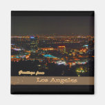 Los Angeles la nuit de la commande de Mulholland Aimant