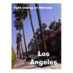 Los Angeles, vue voyant sur le melrose Carte Postale