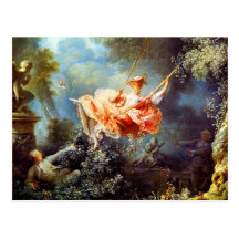L'oscillation par Fragonard Cartes Postales