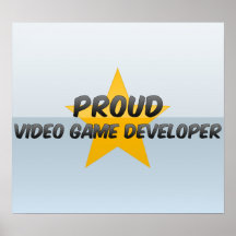 Lotisseur fier de jeu vidéo posters