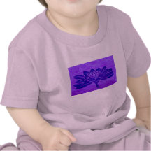 Lotus bleu t-shirts