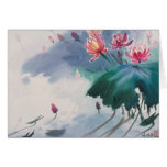 Lotus dans l'étang cartes