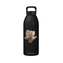 Lotus rose sensible bouteilles d'eau