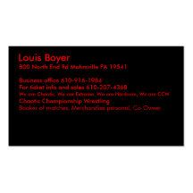 Louis Boyer Cartes De Visite Professionnelles