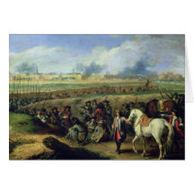 Louis XIV au siège de Tournai Carte