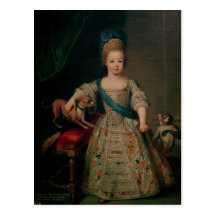 Louis XV en tant qu'enfant, 1714 Cartes Postales