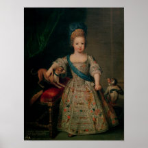 Louis XV en tant qu'enfant, 1714 Posters