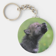 Loup CUB hurlant Porte-clef