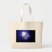 Loup et lune sac fourre-tout