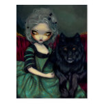 "Loup-Garou : " Carte postale Noir cartes postales