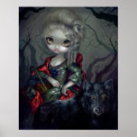 Loup-Garou : Loup d'IMPRESSION d'ART de fard à jou posters