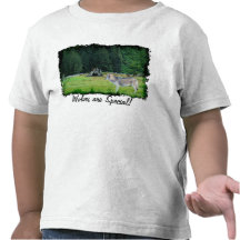 Loup gris et T-shirt d'Alaska d'art de faune de fo