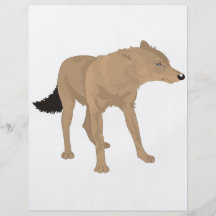 Loup solitaire - canine de mystère ! prospectus personnalisés