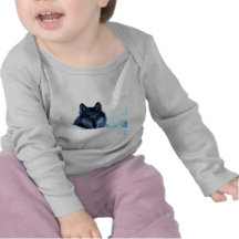 Loups de loup de neige t-shirts